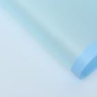 Пленка для цветов матовая "Фриз", голубая, 57 х 57 см - Фото 2