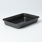 Противень Доляна «Прямоугольник. Жаклин», 32×22×4.5 см, антипригарное покрытие, цвет чёрный - Фото 2