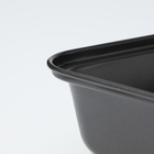 Противень Доляна «Прямоугольник. Жаклин», 32×22×4.5 см, антипригарное покрытие, цвет чёрный - Фото 3