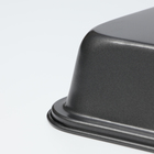 Противень Доляна «Прямоугольник. Жаклин», 32×22×4.5 см, антипригарное покрытие, цвет чёрный - Фото 6