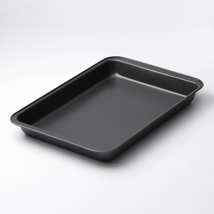 Противень Доляна «Прямоугольник. Жаклин», 47.5×31.5×5 см, антипригарное покрытие, чёрный - Фото 1