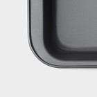 Противень Доляна «Прямоугольник. Жаклин», 47.5×31.5×5 см, антипригарное покрытие, чёрный - Фото 3