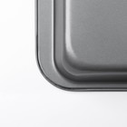 Противень Доляна «Прямоугольник. Жаклин», 47.5×31.5×5 см, антипригарное покрытие, чёрный - Фото 4