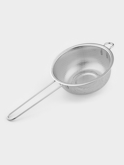 Дуршлаг Доляна «Марко», d=16.5 см, длинная ручка, нержавеющая сталь, хромированный