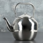 Чайник заварочный из нержавеющей стали «Аркадий», 3 л, цвет хромированный - фото 4259409