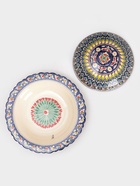 Блинница узбекская Риштанская Керамика «Узоры», d=32 см, керамика, синяя - Фото 3