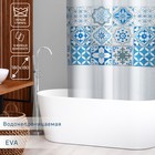 Штора для ванны Доляна «Луиза», 180×180 см, EVA - фото 4553682