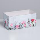 Коробка на 2 капкейка, кондитерская упаковка «Present», 16 х 8 х 7.5 см - фото 318136916
