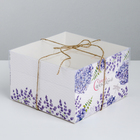 Коробка для капкейков, кондитерская упаковка, 4 ячейки «Самой прекрасной», 16 х 16 х 10 см - Фото 1