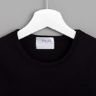 Пижама для девочки MINAKU (футболка, шорты) "Ёлочки", рост 134-140 см, цвет чёрный - Фото 7