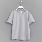 Пижама для девочки MINAKU (футболка, брюки) "Новый год", рост 110-116 см, цвет серый - Фото 5