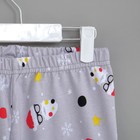 Пижама для девочки MINAKU (футболка, брюки) "Новый год", рост 110-116 см, цвет серый - Фото 10