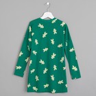 Сорочка ночная для девочки MINAKU "Печеньки", рост 116-122 см, цвет зелёный - Фото 9