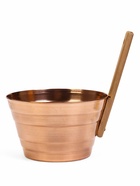 Набор для бани и сауны «Каменка», из двух предметов: ушат, 5 л, медь, деревянная ручка и черпак, 200 мл, медь, деревянная ручка - Фото 7