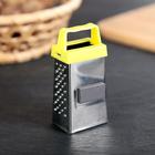 Тёрка четырёхгранная c магнитом Доляна, 3.5×7×3 см, МИКС - Фото 5