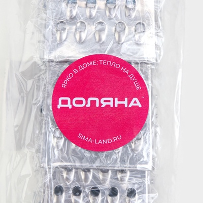 Тёрка четырёхгранная c магнитом Доляна, 3.5×7×3 см, МИКС