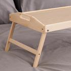 Столик для завтрака Дарим Красиво, складной, 50×30 см, с ручками, дерево - Фото 4