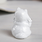 Сувенир керамика "Белый кот-толстячок" стразы МИКС 6,5х4х4 см - Фото 5