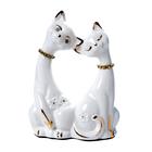 Фигурка керамика «Белые кот и кошка в цветок, ошейник из страз», 12×9×4.5 см - Фото 7