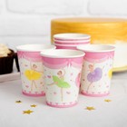 Набор для праздника «Балерина», на 6 персон, цвет розовый - Фото 6