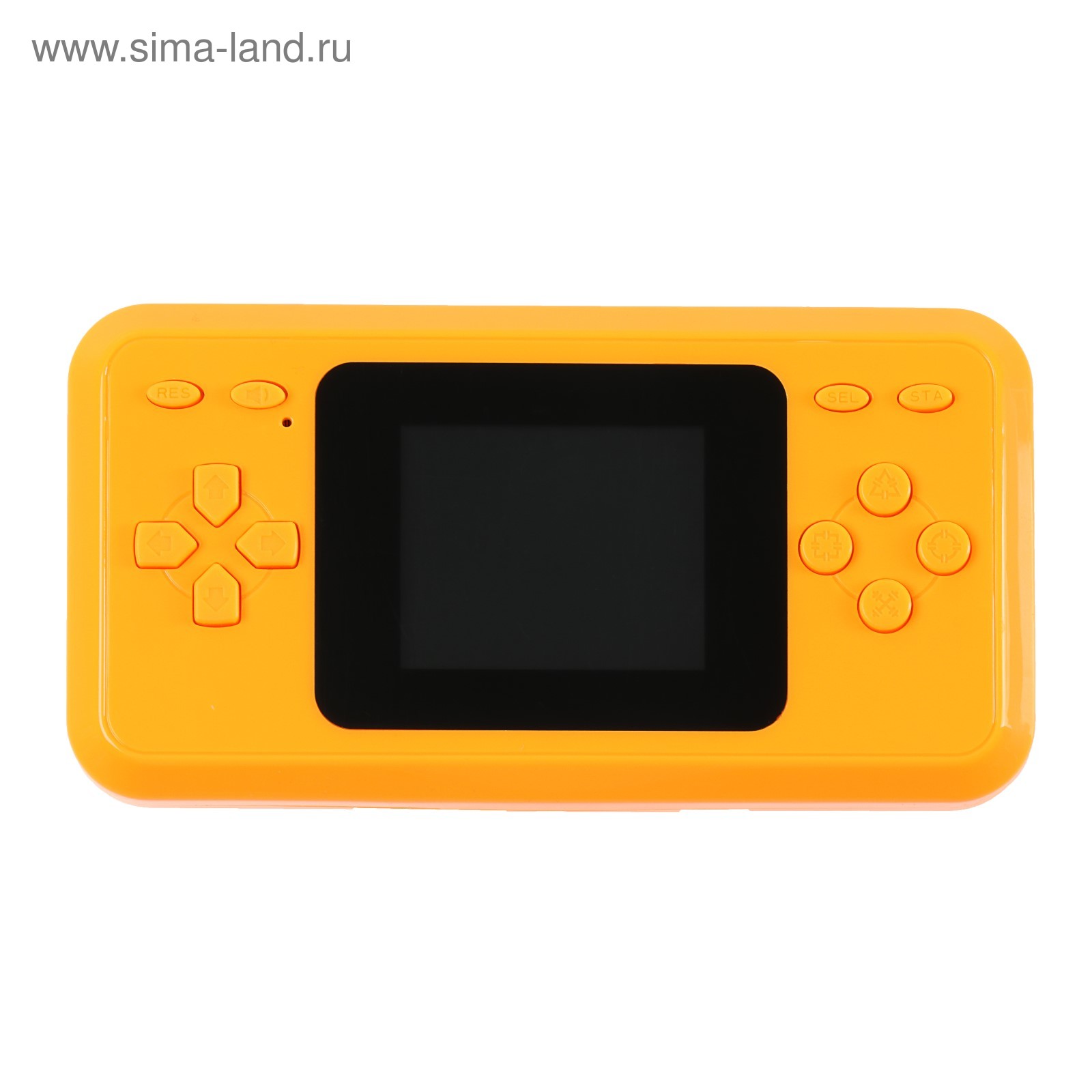 Портативная игровая приставка RS-28, 298 игр, 3xAAA (не в компл.), оранжевая