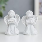 Фигурка полистоун «Белоснежный ангел в платье», 4×3.2×2 см, МИКС - Фото 2