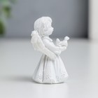 Сувенир полистоун "Белоснежный ангел в платье" МИКС 4х3,2х2 см - Фото 4
