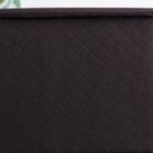 Короб стеллажный для хранения с крышкой «Ромбы», 30×27×20 см, цвет коричневый - Фото 5