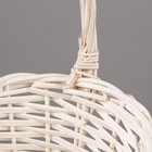 Корзина плетёная для хранения «Лодочка», ива, овальная, белая, набор 3 шт. - Фото 5