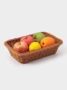 Корзина для продуктов Доляна, 30×19.5×6 см, коричневая - Фото 4