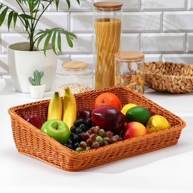 Корзина для фруктов и хлеба Доляна, 45×29×12 см