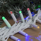 Гирлянда «Нить» 10 м, IP65, УМС, белая нить, 100 LED, свечение мульти, 220 В 3584109 - фото 319770857