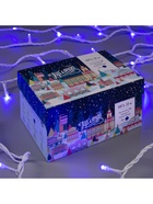 Гирлянда «Нить» 10 м, IP44, белая нить, 100 LED, свечение синее, 8 режимов, 220 В 3584137 - фото 319929272