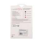 Наушники LuazON LV-150, вакуумные, с креплением, провод плоский, серебристые - Фото 3