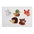 Настольная игра на пространственное мышление «Найди зверят», 20 карточек, поле, 4+ - Фото 3