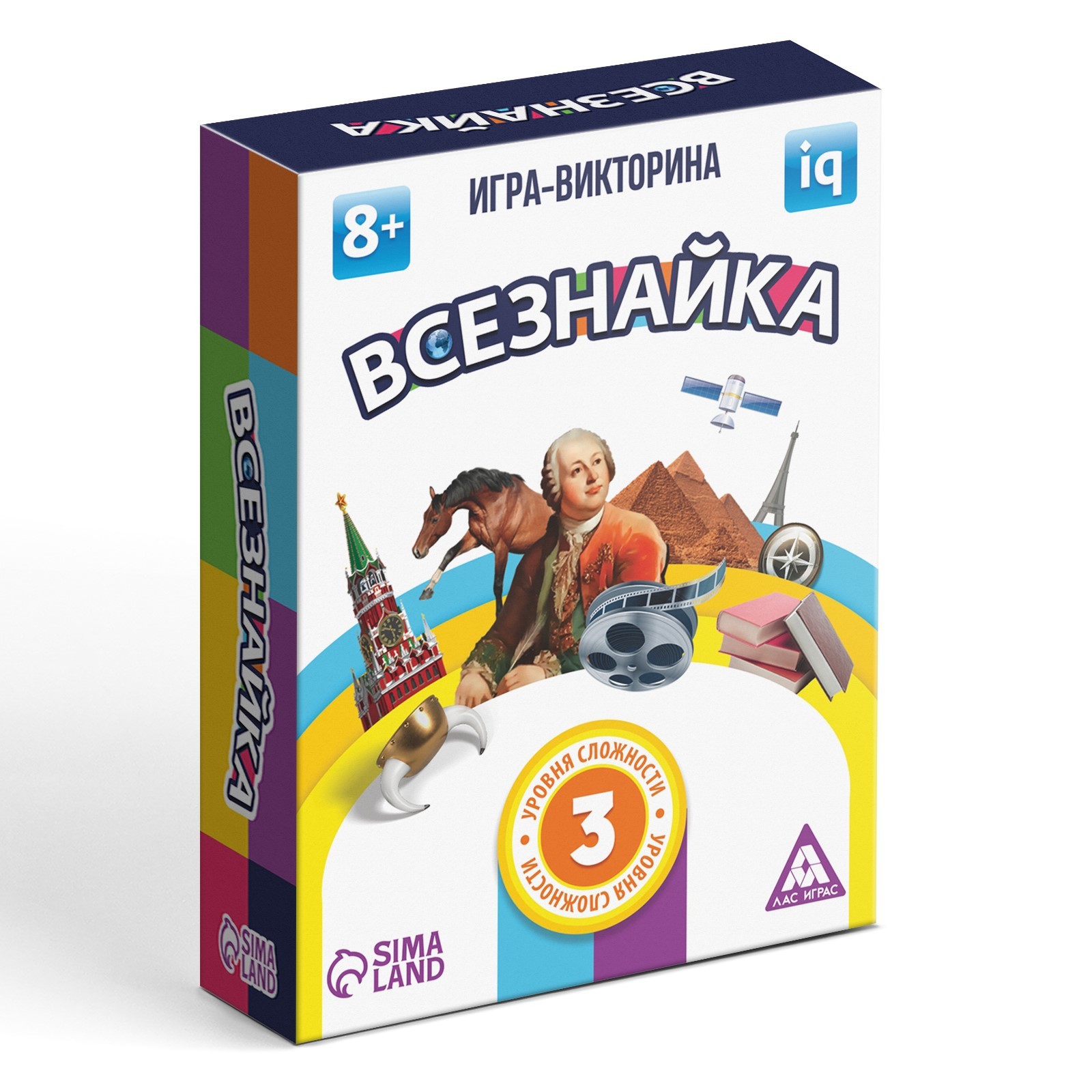 Настольная игра-викторина «Всезнайка», 90 карт, 8+ (3789705) - Купить по  цене от 199.00 руб. | Интернет магазин SIMA-LAND.RU