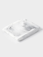 Аксессуары для ванной «Мрамор», 4 предмета, дозатор 190 мл, мыльница, 2 стакана 290 мл, белые - Фото 6