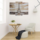 Модульная картина "Ретро Париж"  (2-25х52; 1-30х60) 60х80 см - фото 804086805