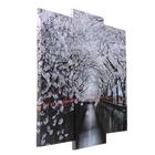 Модульная картина "Цветущие деревья"  (2-25х52; 1-30х60) 60х80 см - Фото 2