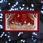 Гирлянда "Нить" уличная, УМС, мишура шарики 3 м, LED-288-220V фиксинг, нить тёмная, свечение белое - Фото 3