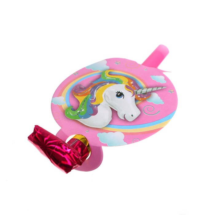 Карнавальный язычок «Единорог», набор 6 шт. 3785044