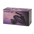 Утюг Polaris PIR 2489K Cordless, 2400 Вт, беспроводной, керамическая подошва, фиолетовый - Фото 9