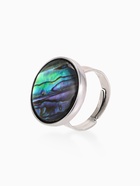 Кольцо из эпоксидной смолы «Галиотис», круг, безразмерное - Фото 1