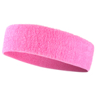 Набор для фитнеса, 2 напульсника, повязка на голову, цвет розовый - Фото 2