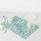 Коврик для сушки посуды Доляна «Хозяйственный», 34×50 см, лён - Фото 2