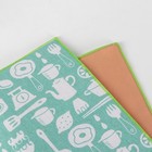 Коврик для сушки посуды Доляна «Хозяйственный», 34×50 см, лён - Фото 4