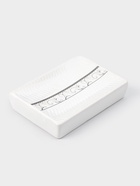 Набор аксессуаров для ванной комнаты «Завитки», 4 предмета, мыльница, дозатор для мыла, 2 стакана, белый - Фото 6