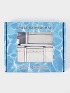 Набор аксессуаров для ванной комнаты «Завитки», 4 предмета, мыльница, дозатор для мыла, 2 стакана, белый - Фото 8