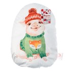 Подушка "Этель" Свин 36х50 см, велюр, 100% п/э - Фото 5