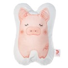 Подушка "Этель" Поросёнок 32х45 см, велюр, 100% п/э - Фото 1